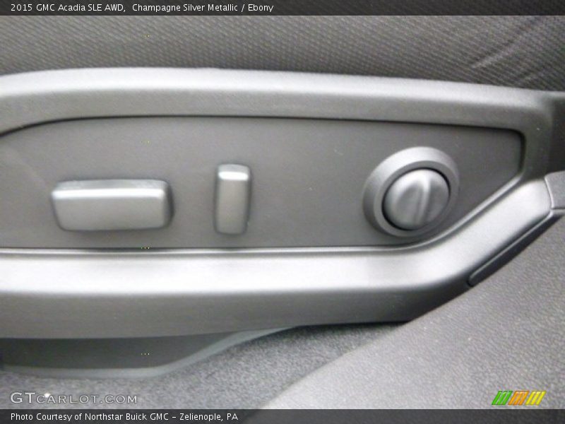 Champagne Silver Metallic / Ebony 2015 GMC Acadia SLE AWD