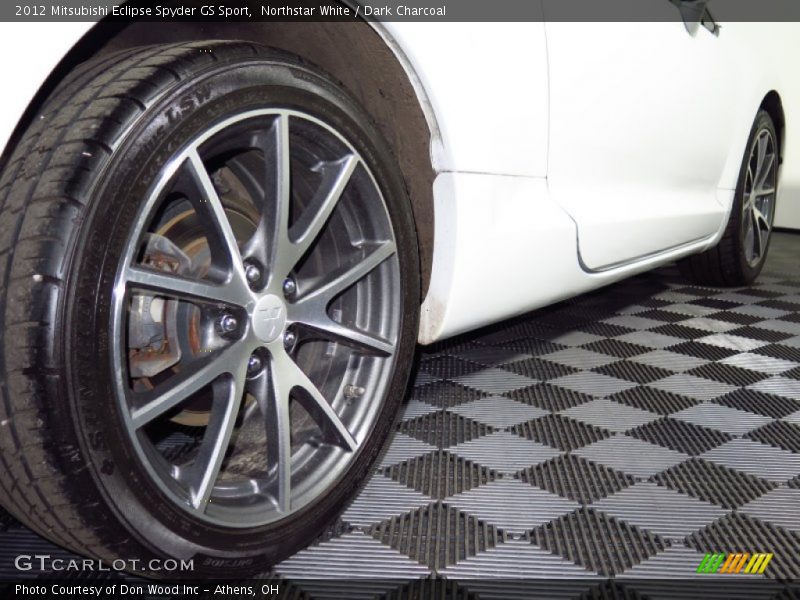 Northstar White / Dark Charcoal 2012 Mitsubishi Eclipse Spyder GS Sport