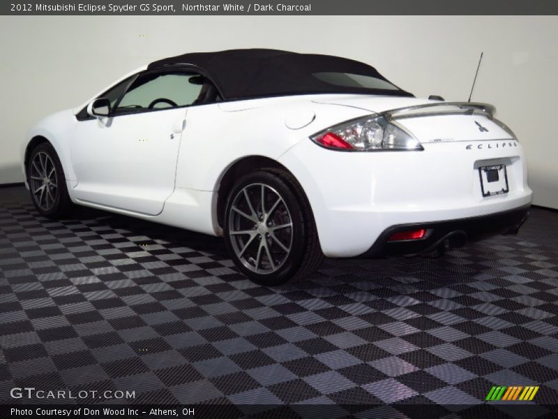 Northstar White / Dark Charcoal 2012 Mitsubishi Eclipse Spyder GS Sport