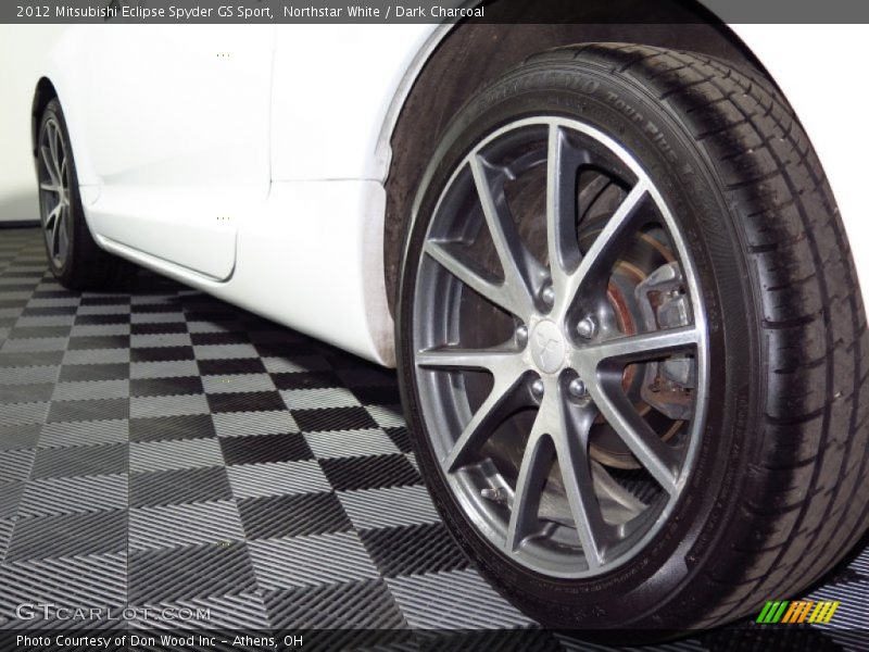 Northstar White / Dark Charcoal 2012 Mitsubishi Eclipse Spyder GS Sport