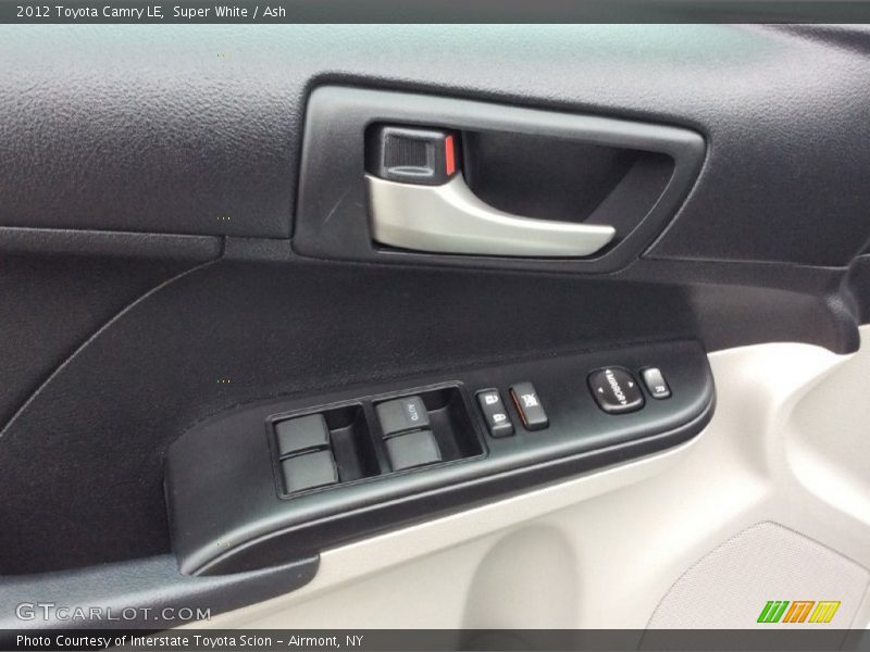 Super White / Ash 2012 Toyota Camry LE