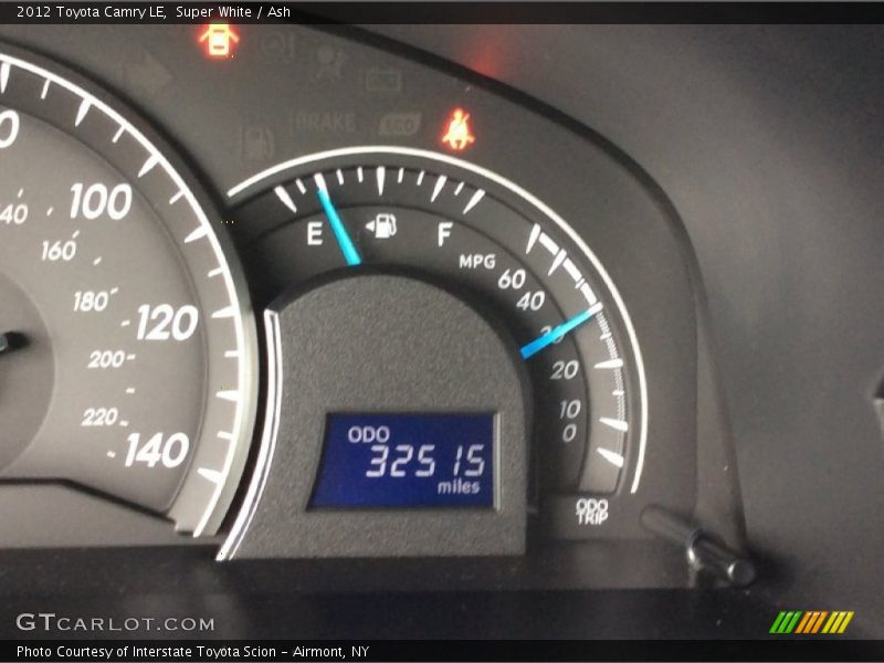 Super White / Ash 2012 Toyota Camry LE