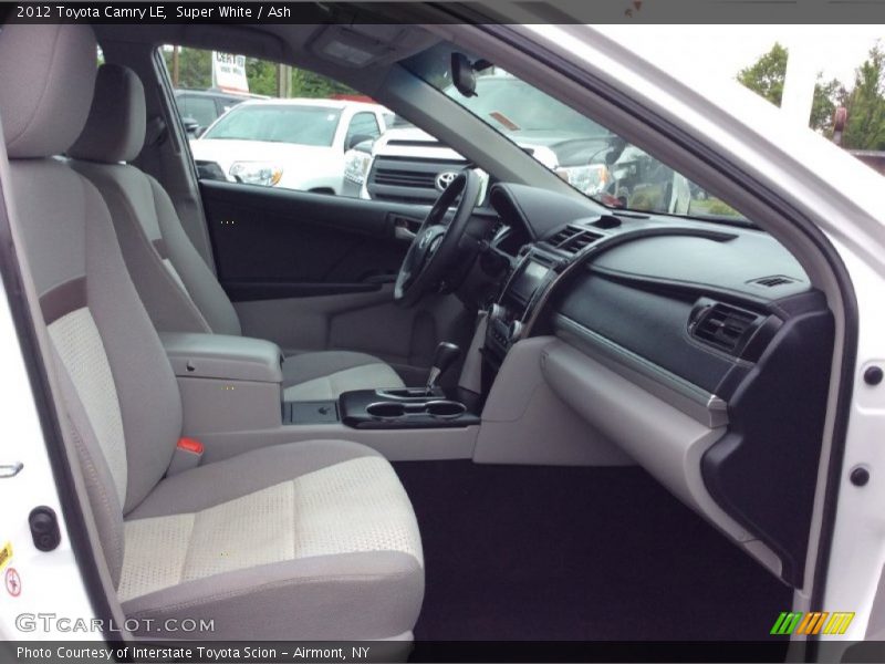 Super White / Ash 2012 Toyota Camry LE