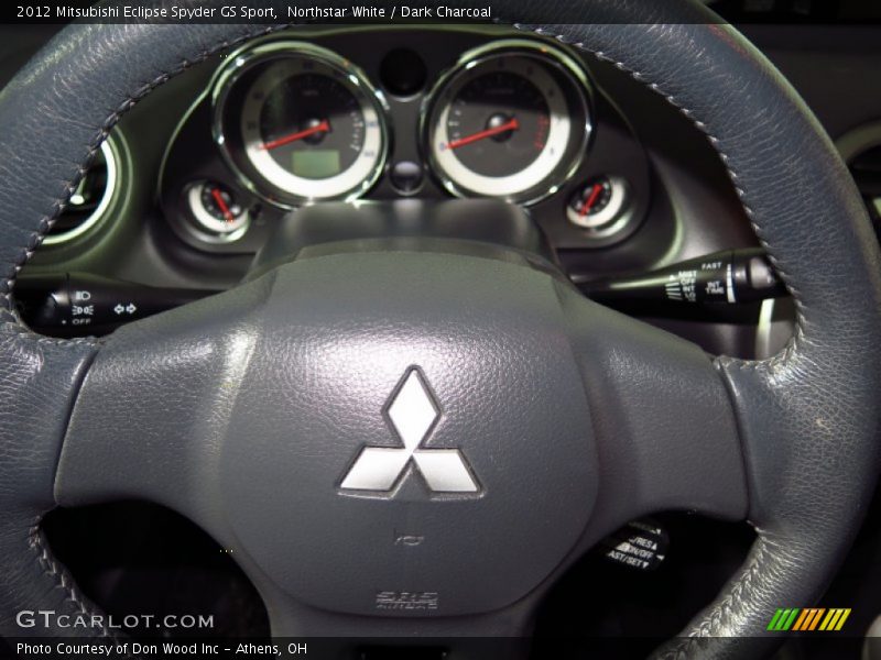 Northstar White / Dark Charcoal 2012 Mitsubishi Eclipse Spyder GS Sport