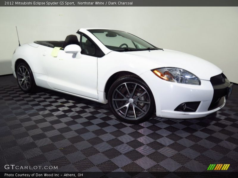 Northstar White / Dark Charcoal 2012 Mitsubishi Eclipse Spyder GS Sport