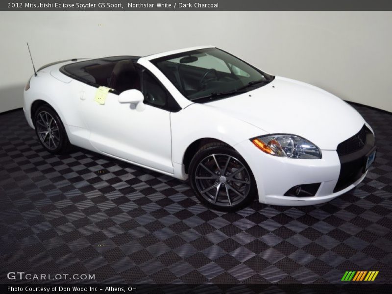 Northstar White / Dark Charcoal 2012 Mitsubishi Eclipse Spyder GS Sport