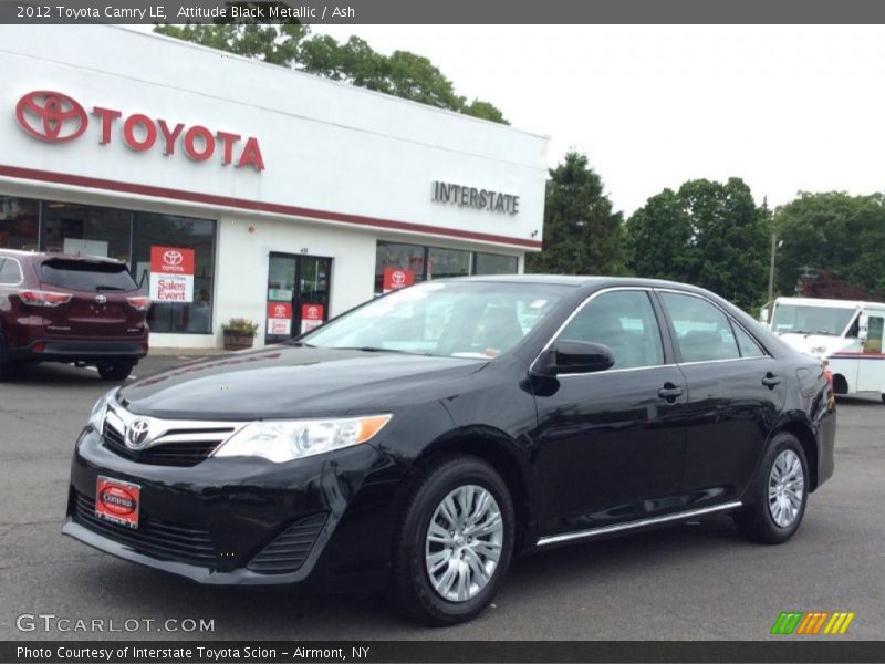 Attitude Black Metallic / Ash 2012 Toyota Camry LE