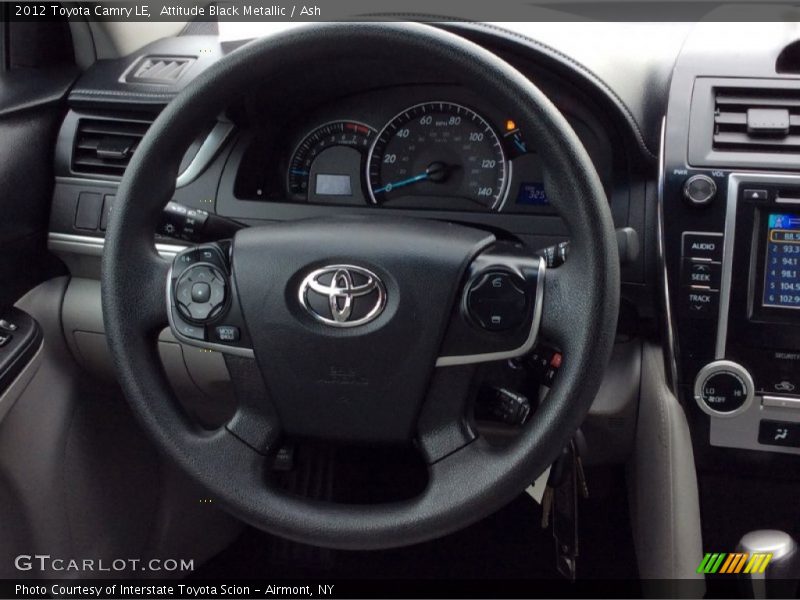 Attitude Black Metallic / Ash 2012 Toyota Camry LE