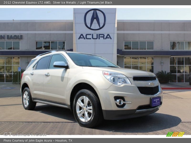 Silver Ice Metallic / Light Titanium/Jet Black 2012 Chevrolet Equinox LTZ AWD