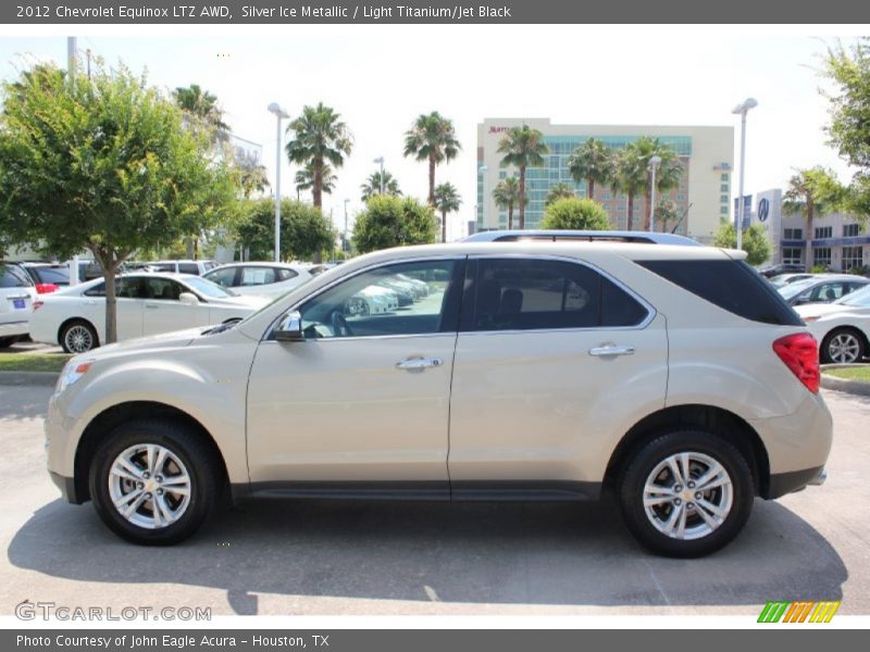 Silver Ice Metallic / Light Titanium/Jet Black 2012 Chevrolet Equinox LTZ AWD