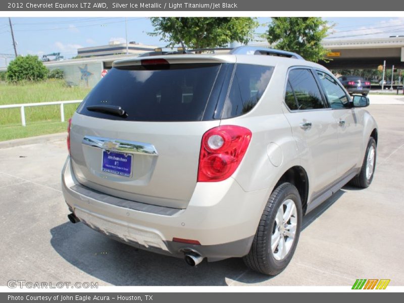 Silver Ice Metallic / Light Titanium/Jet Black 2012 Chevrolet Equinox LTZ AWD