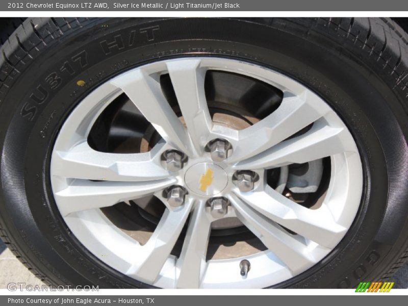 Silver Ice Metallic / Light Titanium/Jet Black 2012 Chevrolet Equinox LTZ AWD
