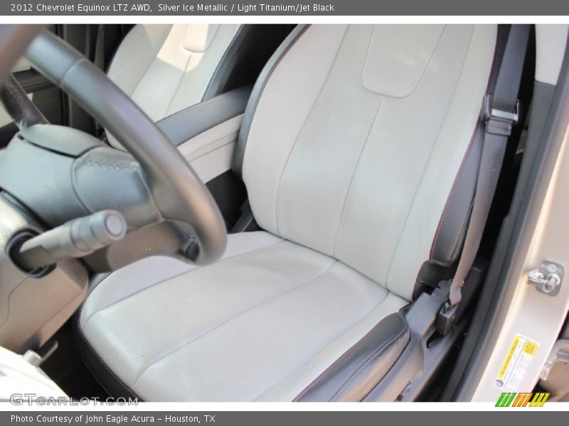 Silver Ice Metallic / Light Titanium/Jet Black 2012 Chevrolet Equinox LTZ AWD