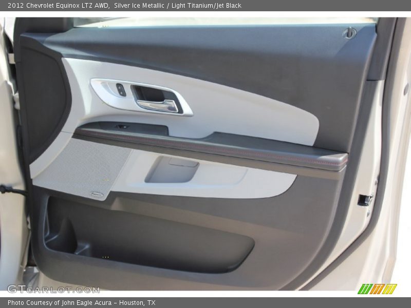 Silver Ice Metallic / Light Titanium/Jet Black 2012 Chevrolet Equinox LTZ AWD