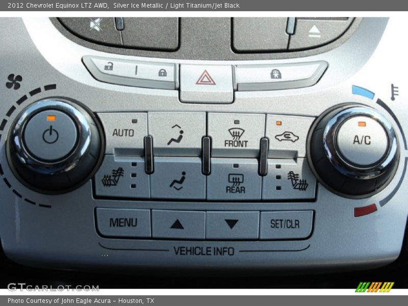 Silver Ice Metallic / Light Titanium/Jet Black 2012 Chevrolet Equinox LTZ AWD