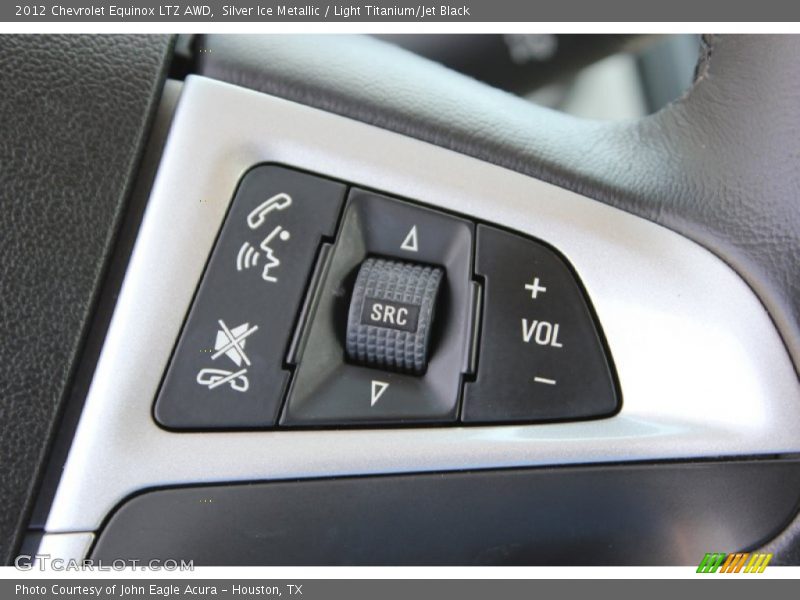 Silver Ice Metallic / Light Titanium/Jet Black 2012 Chevrolet Equinox LTZ AWD