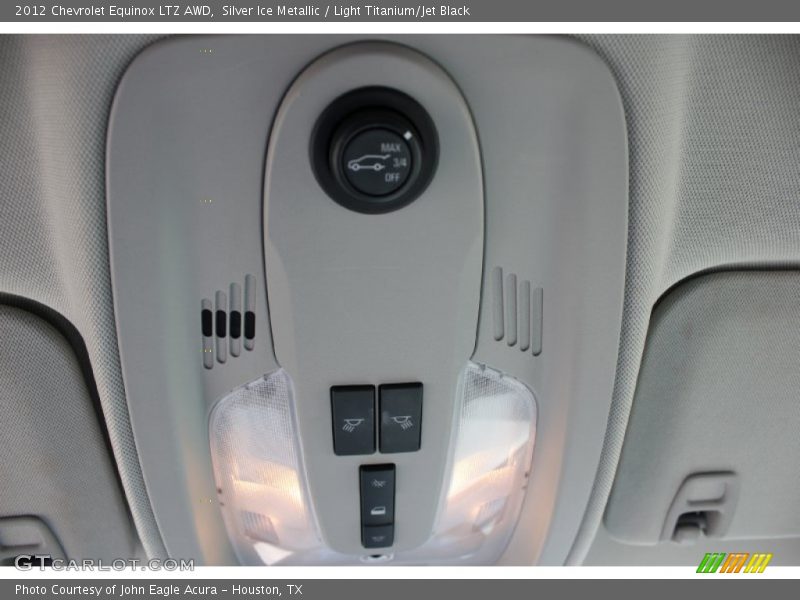 Silver Ice Metallic / Light Titanium/Jet Black 2012 Chevrolet Equinox LTZ AWD