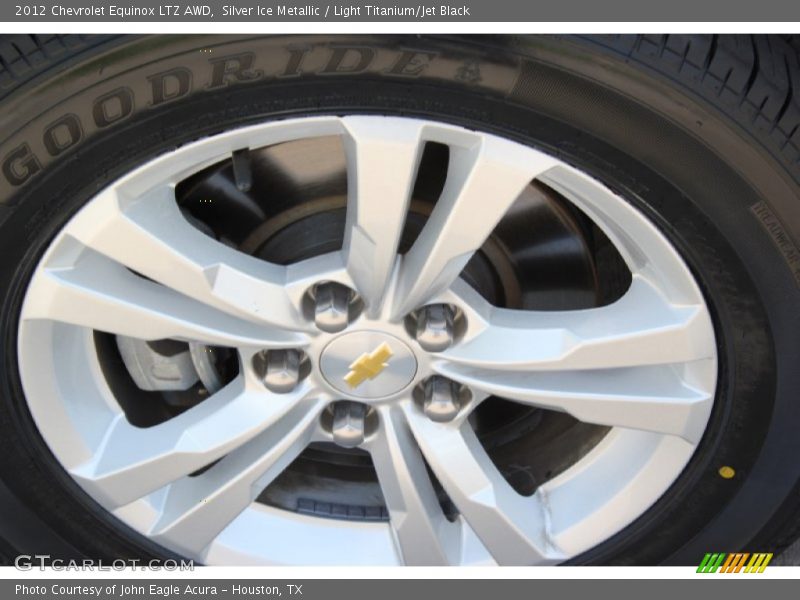 Silver Ice Metallic / Light Titanium/Jet Black 2012 Chevrolet Equinox LTZ AWD