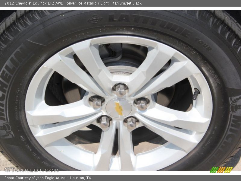 Silver Ice Metallic / Light Titanium/Jet Black 2012 Chevrolet Equinox LTZ AWD