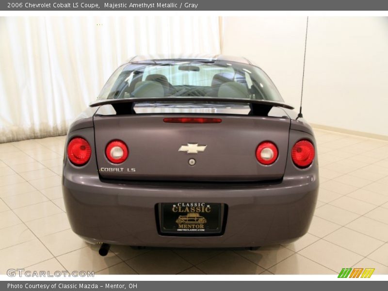 Majestic Amethyst Metallic / Gray 2006 Chevrolet Cobalt LS Coupe