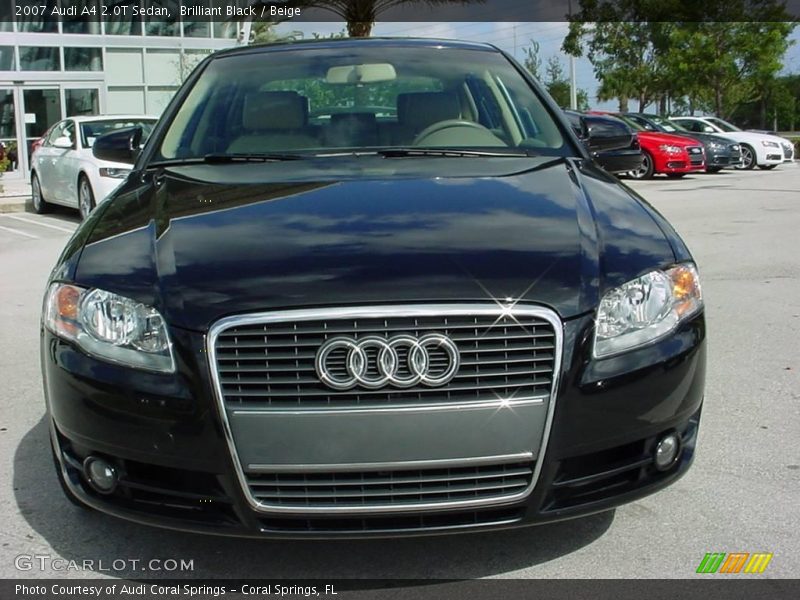 Brilliant Black / Beige 2007 Audi A4 2.0T Sedan