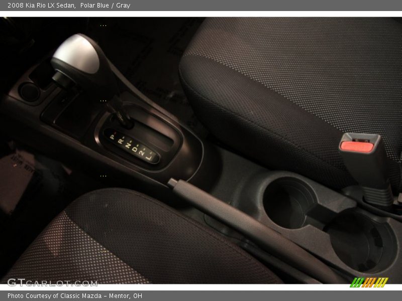 Polar Blue / Gray 2008 Kia Rio LX Sedan