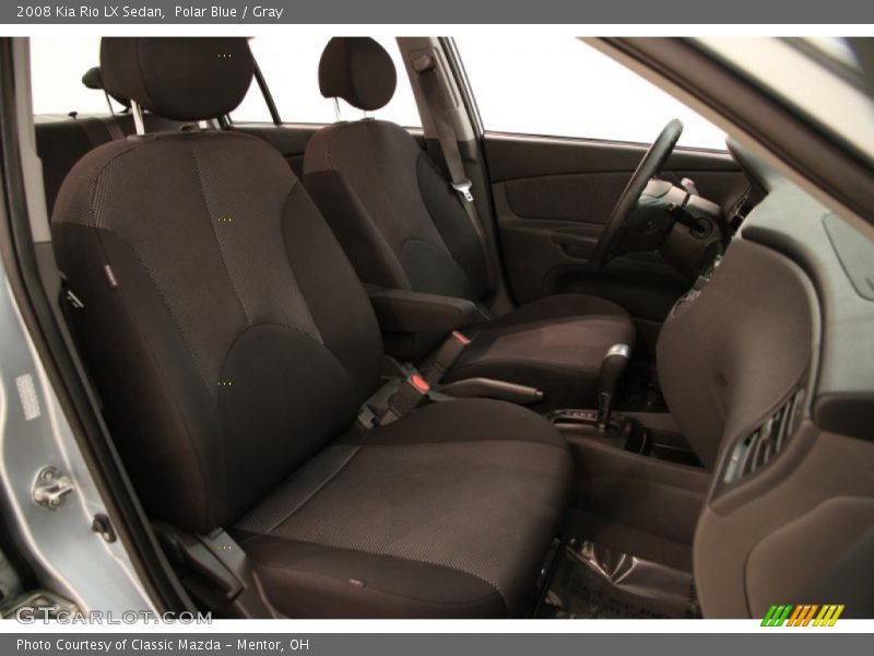 Polar Blue / Gray 2008 Kia Rio LX Sedan
