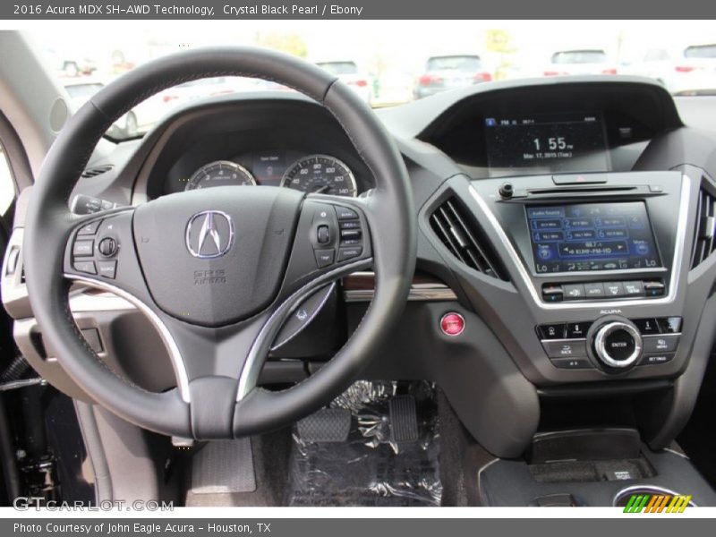 Crystal Black Pearl / Ebony 2016 Acura MDX SH-AWD Technology