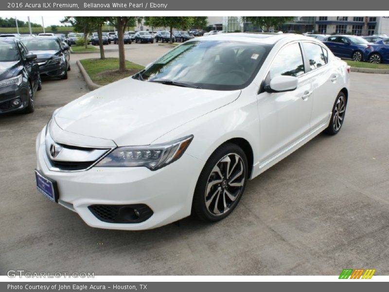 Bellanova White Pearl / Ebony 2016 Acura ILX Premium
