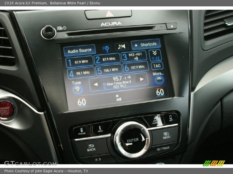 Bellanova White Pearl / Ebony 2016 Acura ILX Premium