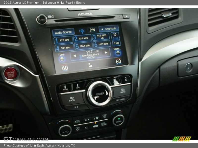 Bellanova White Pearl / Ebony 2016 Acura ILX Premium