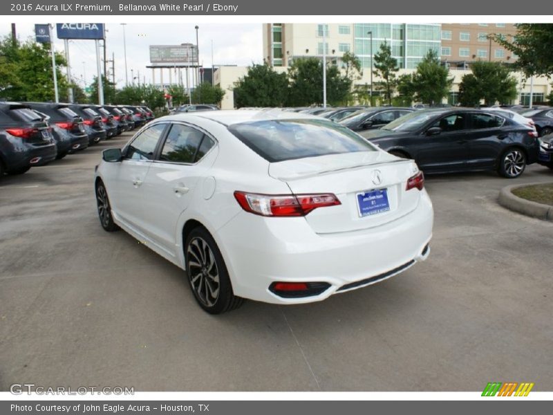 Bellanova White Pearl / Ebony 2016 Acura ILX Premium