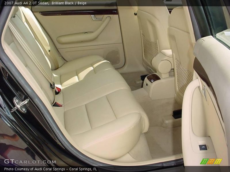 Brilliant Black / Beige 2007 Audi A4 2.0T Sedan