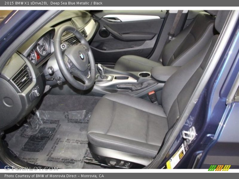 Deep Sea Blue Metallic / Black 2015 BMW X1 sDrive28i