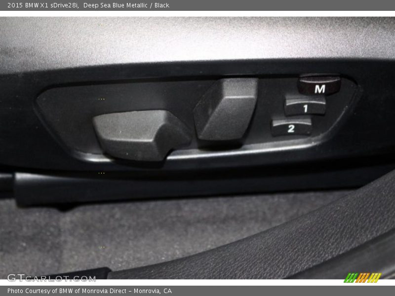 Deep Sea Blue Metallic / Black 2015 BMW X1 sDrive28i
