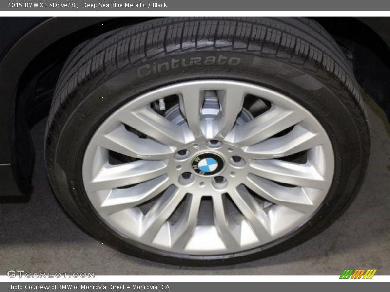 Deep Sea Blue Metallic / Black 2015 BMW X1 sDrive28i