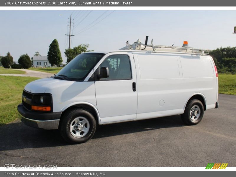 Summit White / Medium Pewter 2007 Chevrolet Express 1500 Cargo Van