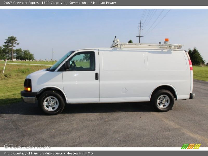 Summit White / Medium Pewter 2007 Chevrolet Express 1500 Cargo Van