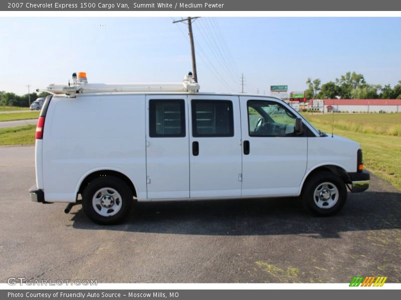 Summit White / Medium Pewter 2007 Chevrolet Express 1500 Cargo Van