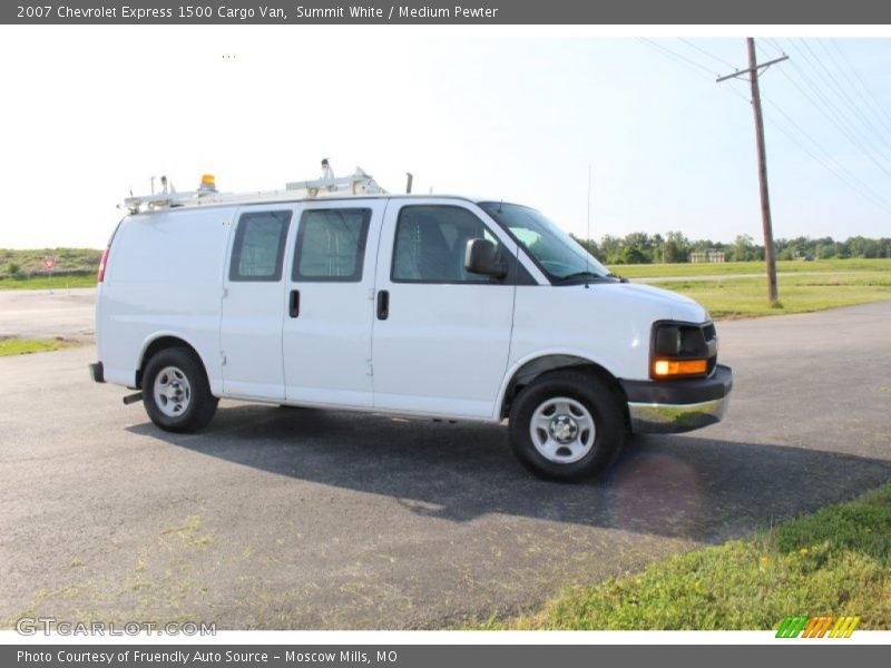Summit White / Medium Pewter 2007 Chevrolet Express 1500 Cargo Van