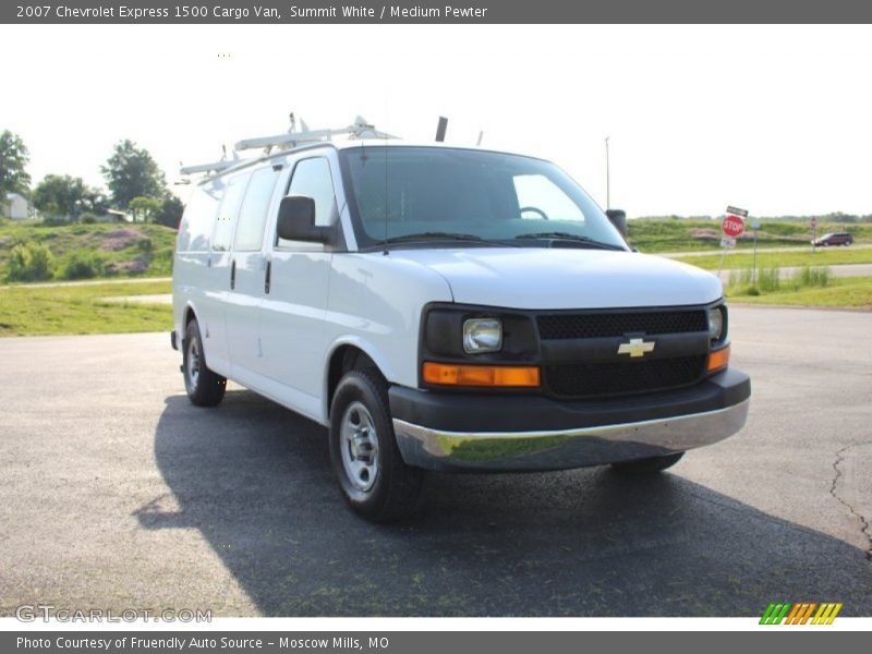 Summit White / Medium Pewter 2007 Chevrolet Express 1500 Cargo Van