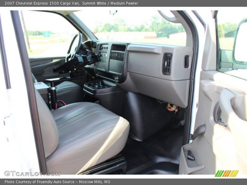 Summit White / Medium Pewter 2007 Chevrolet Express 1500 Cargo Van