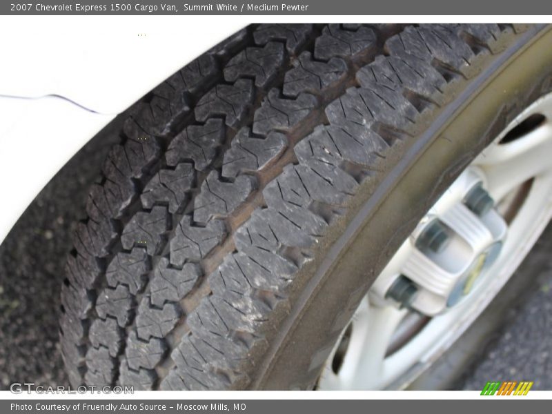 Summit White / Medium Pewter 2007 Chevrolet Express 1500 Cargo Van