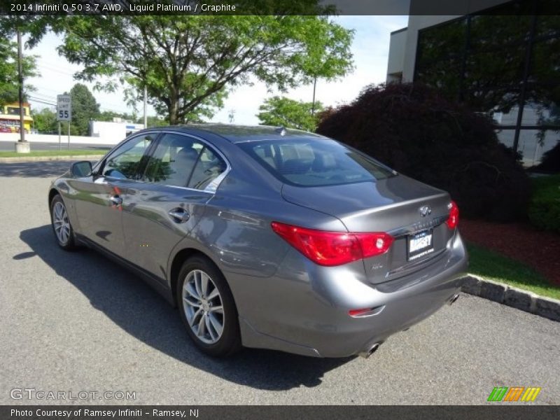 Liquid Platinum / Graphite 2014 Infiniti Q 50 3.7 AWD