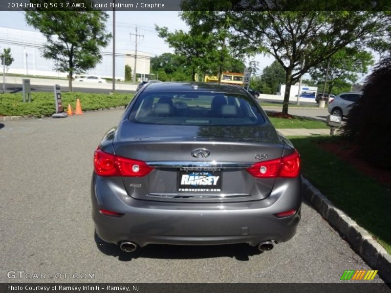 Liquid Platinum / Graphite 2014 Infiniti Q 50 3.7 AWD