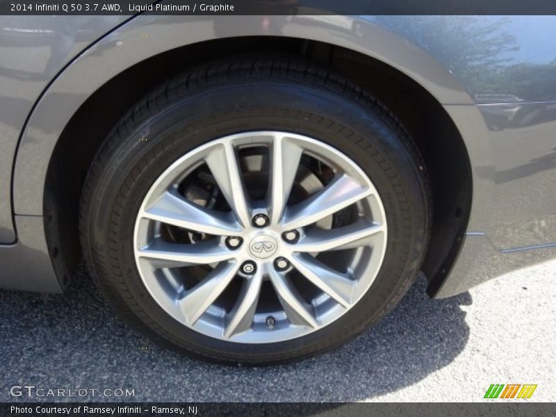 Liquid Platinum / Graphite 2014 Infiniti Q 50 3.7 AWD