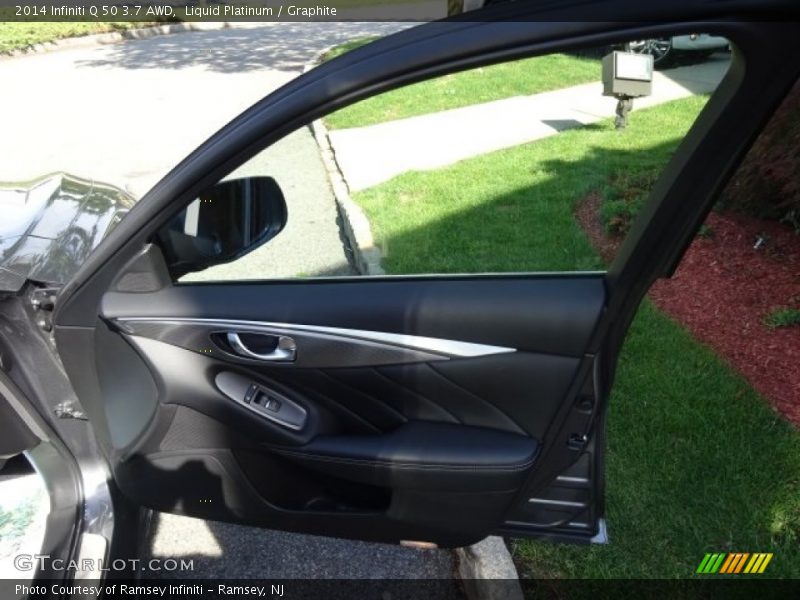 Liquid Platinum / Graphite 2014 Infiniti Q 50 3.7 AWD