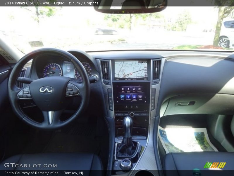 Liquid Platinum / Graphite 2014 Infiniti Q 50 3.7 AWD