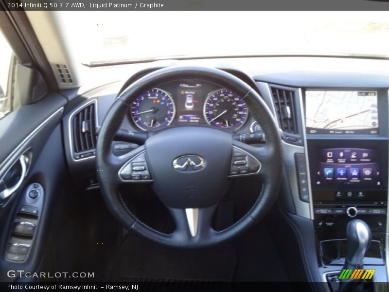 Liquid Platinum / Graphite 2014 Infiniti Q 50 3.7 AWD