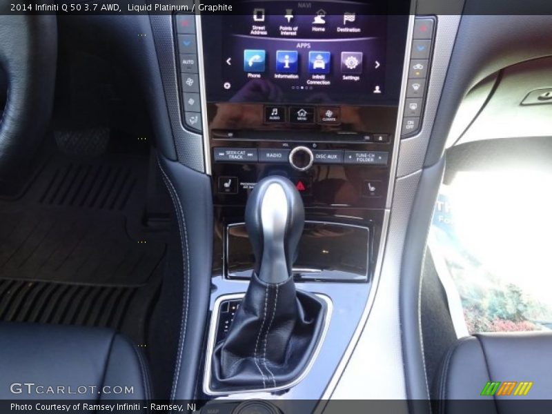 Liquid Platinum / Graphite 2014 Infiniti Q 50 3.7 AWD